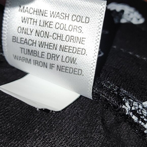 CROFT & BARROW Black Geometric Pull On Skort with Pockets Womens Size XL - Picture 4 of 6